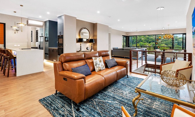 Bayview Heights Villa | Two Master Bedroom Suites, Brand New Modern Masterpiece & Views to Green Island