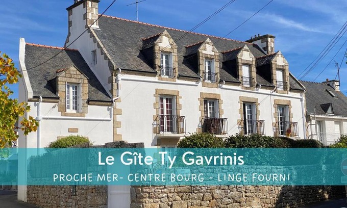 Larmor-Baden Apartment | Ty Gavrinis - T2- Centre Bourg - 100m de la mer