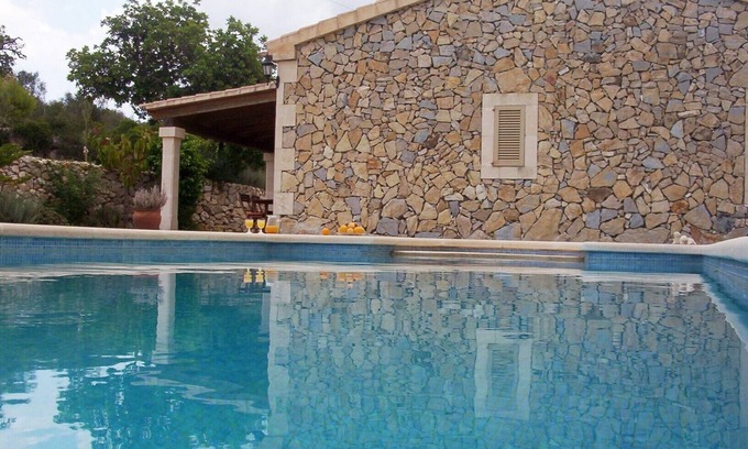 Son Macia Cottage | Typical Majorcan house with terrace and pool with beautiful sunset.