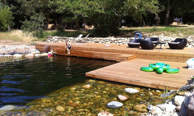 Petreto-Bicchisano House | U Pratu, Bungalows surrounded by nature, natural swimming pool and organic garden - Vignola