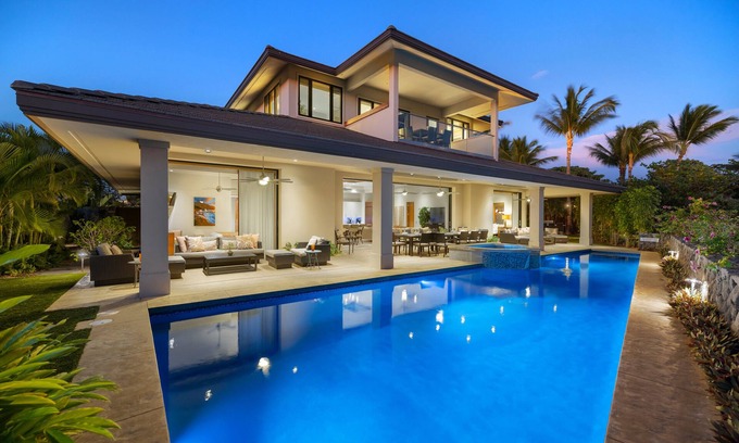 Waikoloa Villa | Ultimate Ocean View Villa Pool Pickleball Game Room Gym Club Access