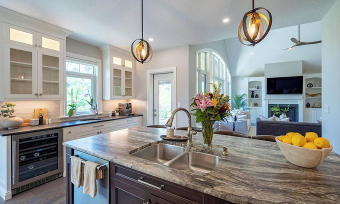 Grand Bend Cottage | Ultra Elite Grand Bend cottage, pool and 5 min walk to private beach.