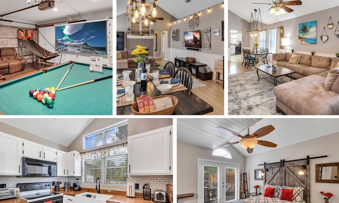 Oviedo House | 🧡 Unique 6/3, Pool, Pergola, 🎥 Movie/Game Room, UCF, Disney, Beaches, 5⭐!