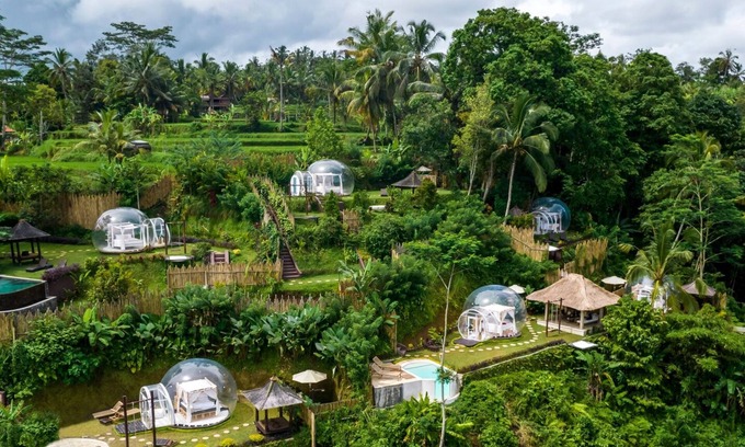 Tampaksiring House | Unique Bubble Dome Ubud with private pool