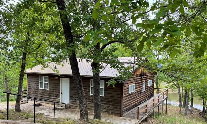Bowring House | Unique Cabin with Pond away in the woods