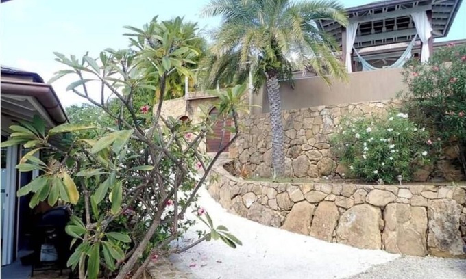 Jolly Harbour Villa | Unique Caribbean Secluded Open Air Villa 2 bedroom