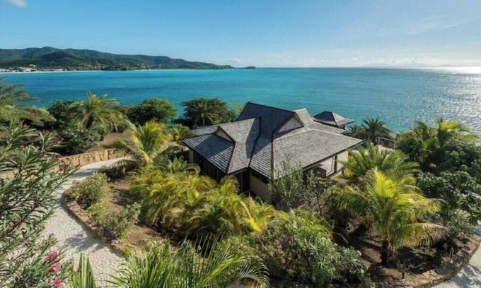 Jolly Harbour Villa | Unique Caribbean Secluded Open Air Villa 3 Bedroom