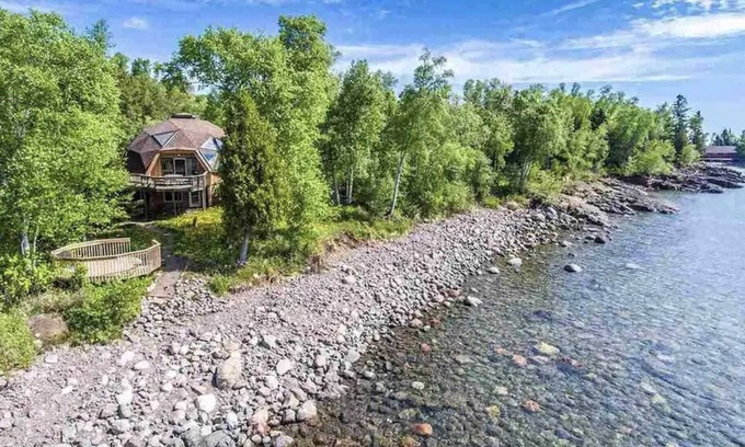 Schroeder House | Unique Geo Dome with Stunning Lake Superior Views