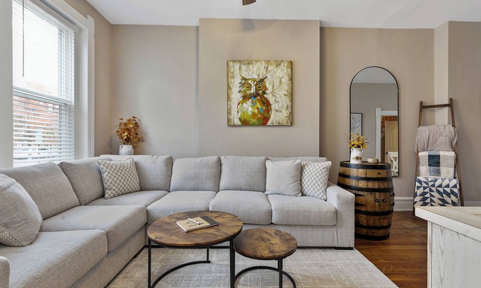 Fan District House | Unique Modern Farmhouse Comfort in the Heart of Richmond VA