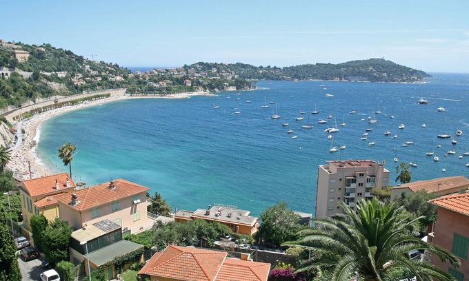 Villefranche-sur-Mer Apartment | Unique panoramic sea views from balcony and living room. 400 m walk to beach.