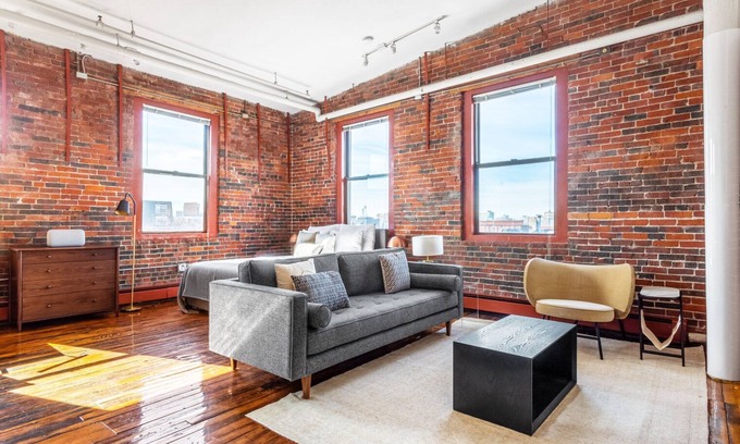 South End House | Unique South End Loft w/Pool, Art Gallery, Steps to T by Blueground