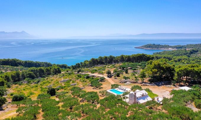 Sumartin Villa | Unique villa with salted swimming pool, amazing sea view
