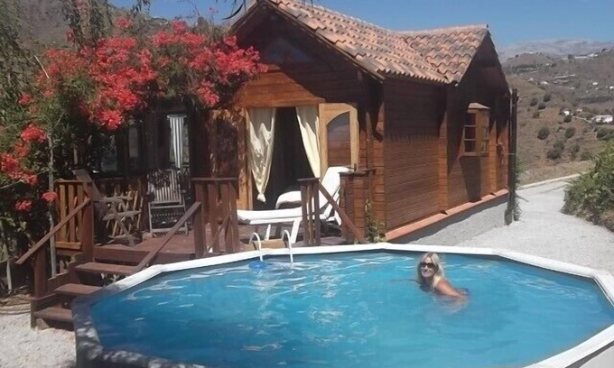 Competa Cabin | Unique Wooden Cabin, 4 Miles From The Beach, Stunning Views, Unlimited WIFI.