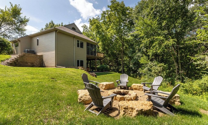 The Galena Territory House | Unwind at High Ridge: Hot Tub Nights, Arcade Lights & Fire Pit Fun!