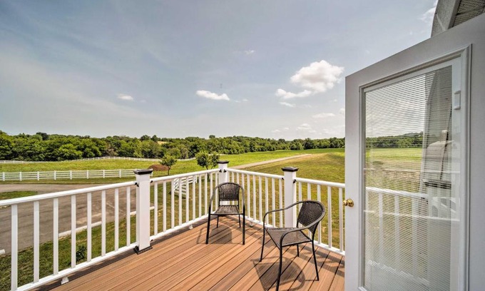 Berger House | Updated Berger Cottage with Pool, on a Private Farm!