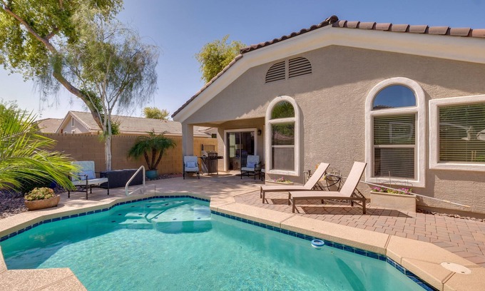 Power Ranch House | Updated Gilbert Home with Pool, Patio & Grill!