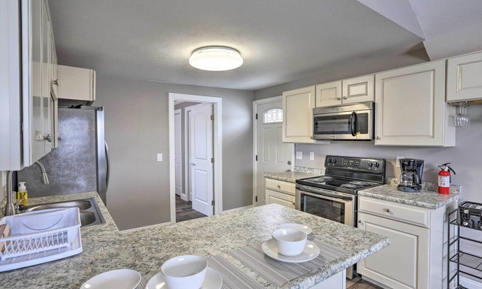 Lorain Apartment | Updated Lake Erie Home ~ 34 Mi to Cedar Point!