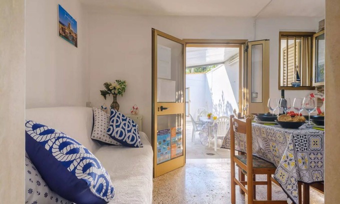 Torre Specchia Ruggeri House | Vacation Home in Torre Specchia Ruggeri with 1 bedrooms sleeps 5