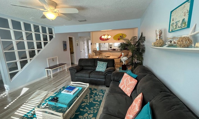 Sugar Beach House | Vacation and relaxation! Perfect white sand beach and all the comforts of home.