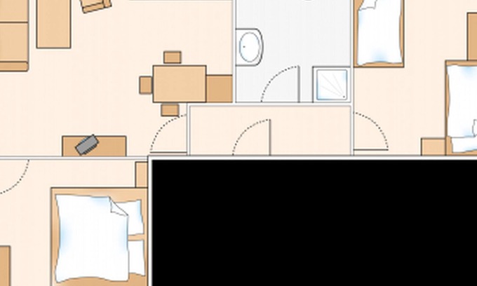 Kickenbach Apartment | Vacation apartment 1, Dümmelberg, 55sqm, 2 bedrooms, max. 4 persons