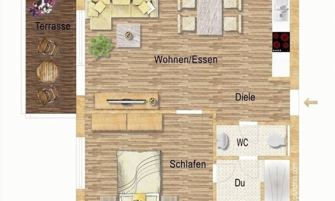 Lierschied Apartment | Vacation apartment/apartment for 4 guests with 50m² in Lierschied (127583)