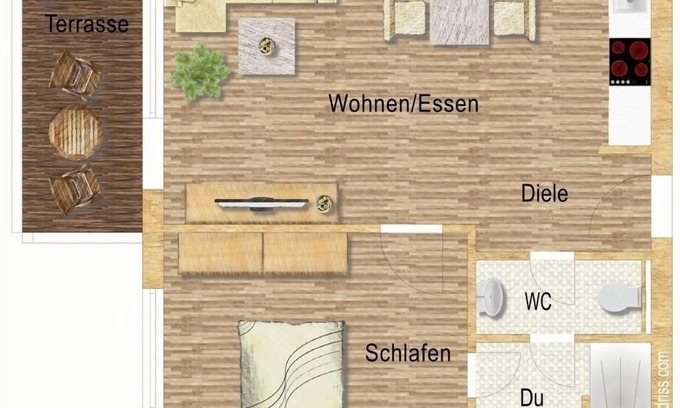 Lierschied Apartment | Vacation apartment/apartment for 4 guests with 50m² in Lierschied (129646)