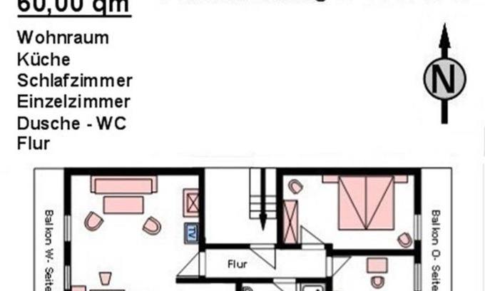 Bad Kohlgrub Apartment | Vacation apartment no. 5 (1 bedroom) - House Marina