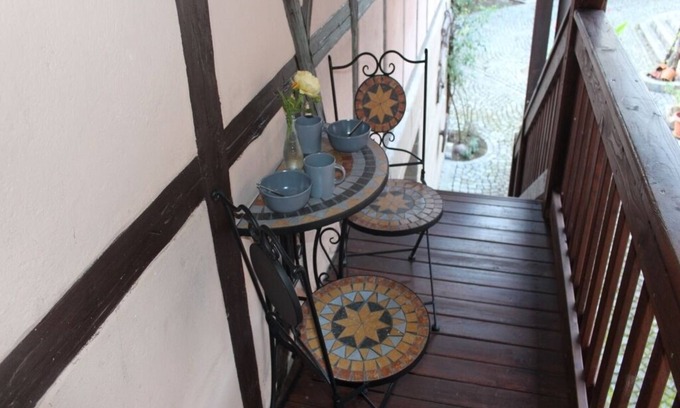 Pfarrweisach Apartment | Vacation apartment (58sqm) with fully equipped kitchen and Swedish stove