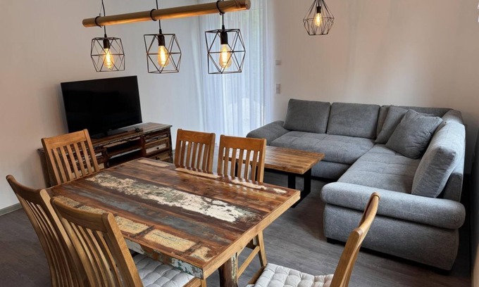 Reinhardtsdorf-Schoena Apartment | Vacation apartment "Rotkehlchenstiege", 2 bedrooms - Ferienhaus Barbarine