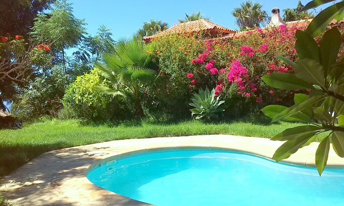 Guia de Isora House | Vacation home with pool in a beautiful country location with sea views Wifi included