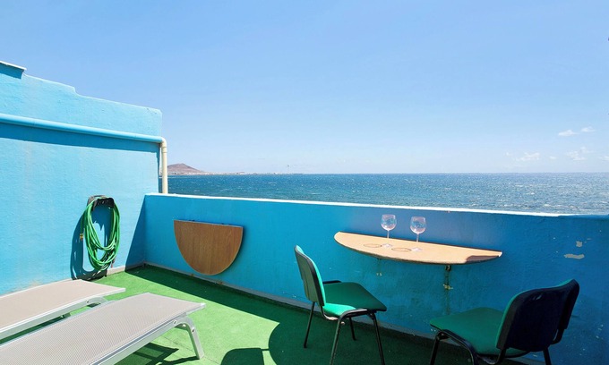 Pozo Izquierda House | Vacation Home "Casa Juan y Fefa" with Sea View, Private Terrace & Wi-Fi