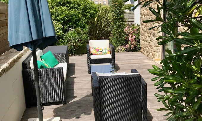 Quiberon House | Vacation home in Quiberon with enclosed garden.