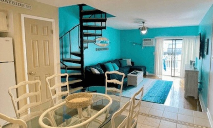 North Ocean City House | Vacation home on the water- 2 level Townhouse/Condo with outdoor pool. 2.5 bath.