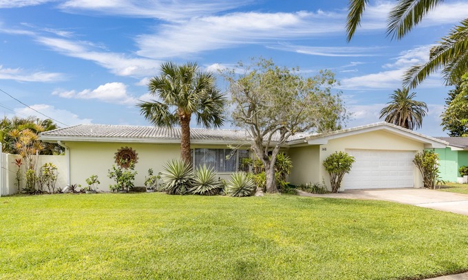 Cocoa Isles House | Vacation Rental Home -Near Beach, On a Canal with Pool - Great Location
