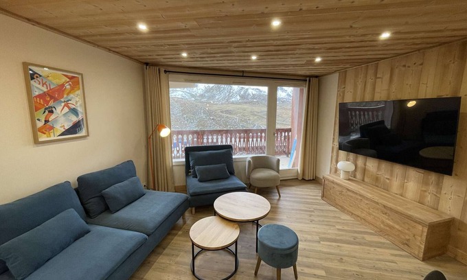Val-Thorens Apartment | Val Thorens - Apartment 6 people, 2 bedrooms, parking, quiet, near slopes