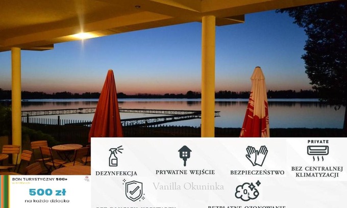 Okuninka Resort | Vanilla Pokoje i Apartamenty Nad Brzegiem Jeziora