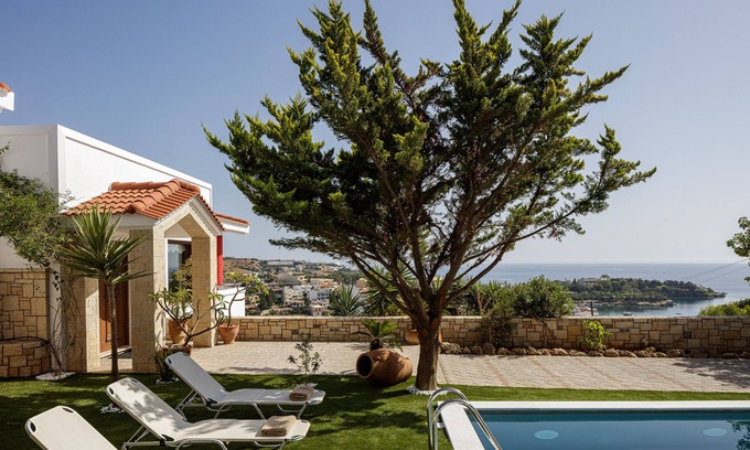 Agia Pelagia Villa | Veranda Sea View Villa, a Serene Sanctuary within walking distance to the beach