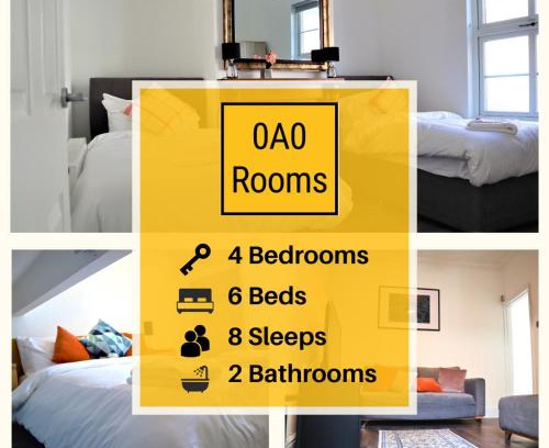 Northampton House | Victoria 4 bedroom Serviced House Short Lets - Near Northampton Gen Hosp & Town Centre