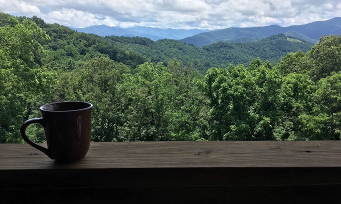 Waynesville House | Views Experience serene stays near Great Smokies