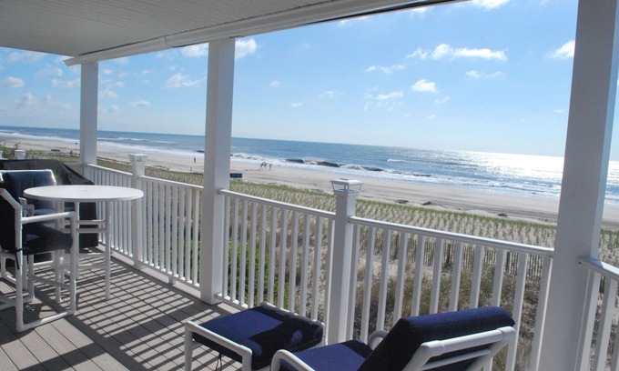 Townsend's Inlet House | Views! Family friendly oceanfront home with 180 degree ocean views.