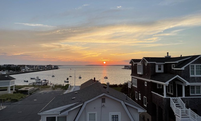 Ortley Beach Apartment | Views from roof top deck. Short walk to beach, bay, boardwalk, sleeps four.