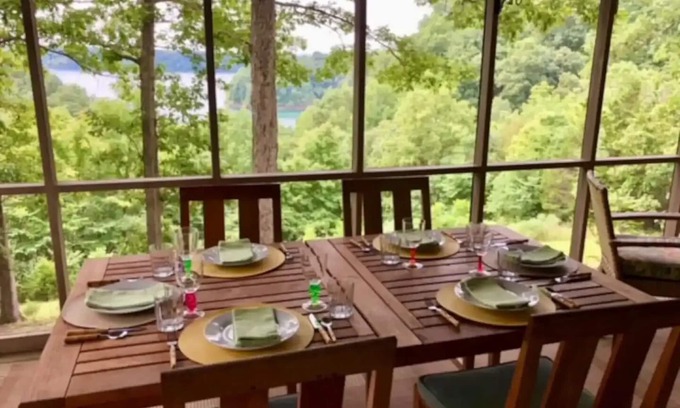 Jamestown Cabin | Views to Die For - Relax on 2 decks + Screen Porch; 1 mile to Pleasant Hill ramp