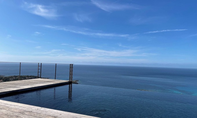 Corbara Villa | Villa 130m2, 180° panoramic sea view, 5 pers. heated infinity pool