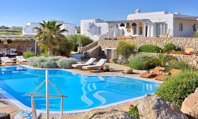 Platis Gialos Villa | Villa Afroditi Private Pool Mykonos