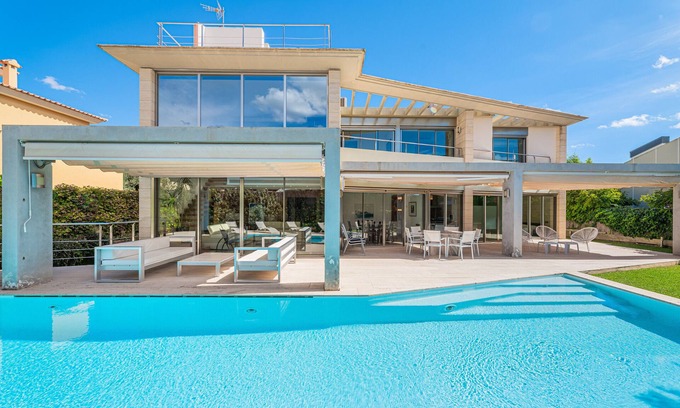 Son Veri Nou Villa | Villa Agusmar with Sea View, Pool & Wi-Fi