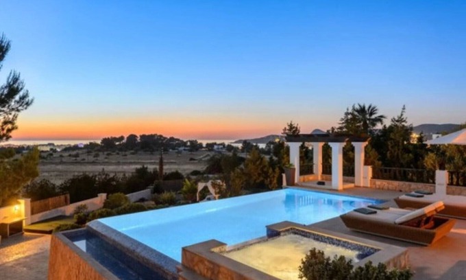 Cala de Bou Villa | Villa "Almond" with Pool, Air Conditioning, Wi-Fi, Balcony, Terraces, Sea & Mountain View