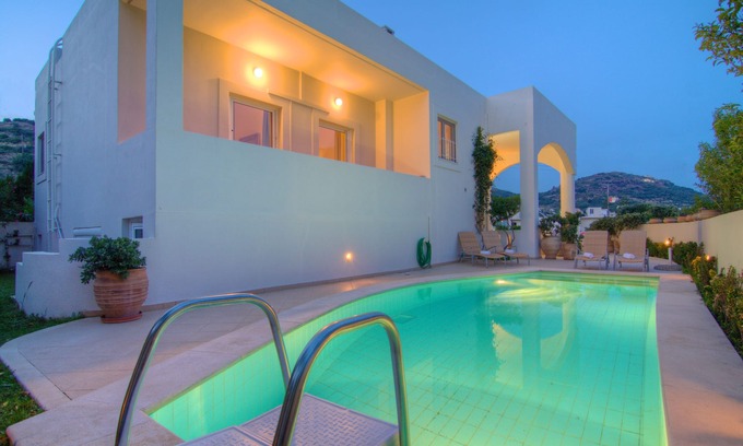 Agios Vasileios Villa | Villa Artemi , private pool , near the beach, center of village