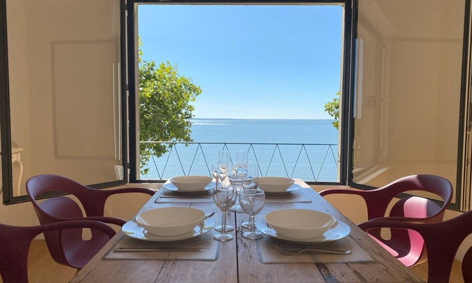 Saint-Nazaire Apartment | Villa Aziliz - Appartement Vue Mer et Terrasse vue Jardin