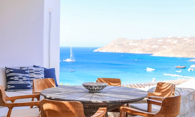 Xilokeratidi Villa | Villa Bayview on Elia Beach