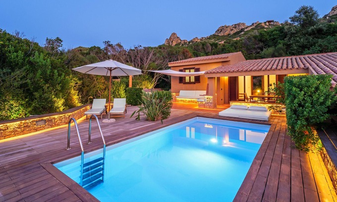 Costa Paradiso Villa | Villa Beatrice with private pool and sea view